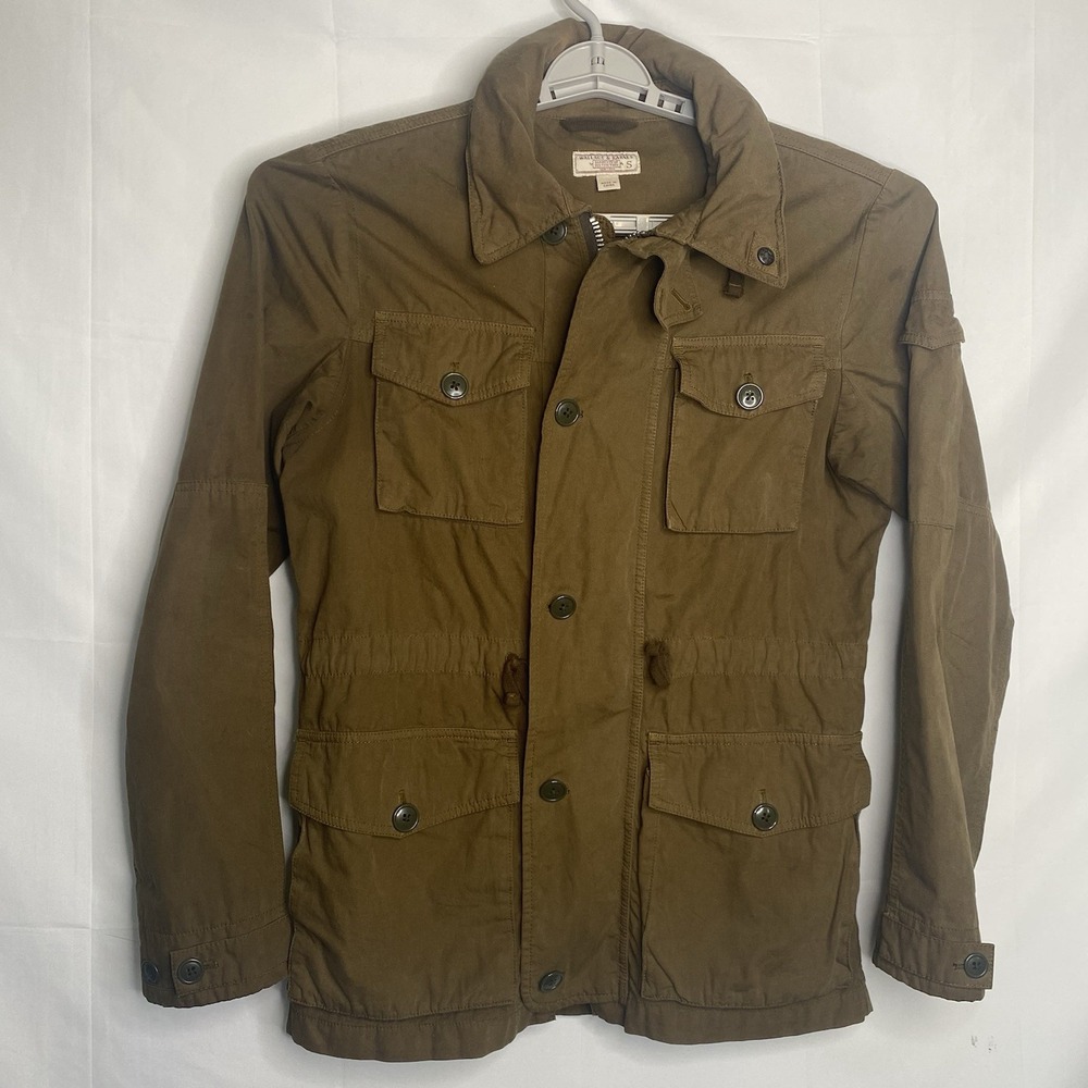 J.Crew WALLACE & BARNES Field Jacket Green Military European Combat Chore Mens S